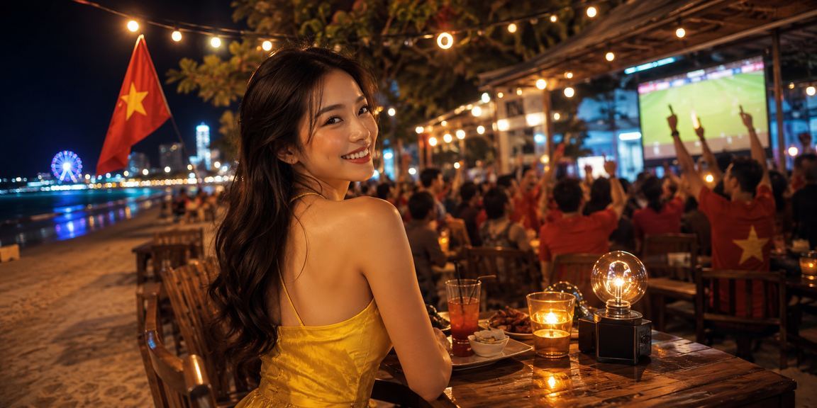Khung cảnh xổ số và cà phê ở Vũng Tàu
